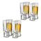 JoyJolt® Carre Square Heavy Base Crystal Shot Glasses, 8ct.